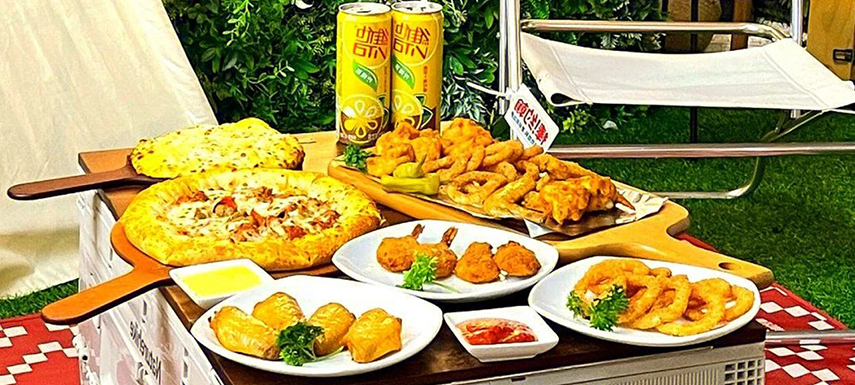 酸菜魚、雞爪、炸雞、甜品、披薩……搶占露營新場景，不負春游好“食”光